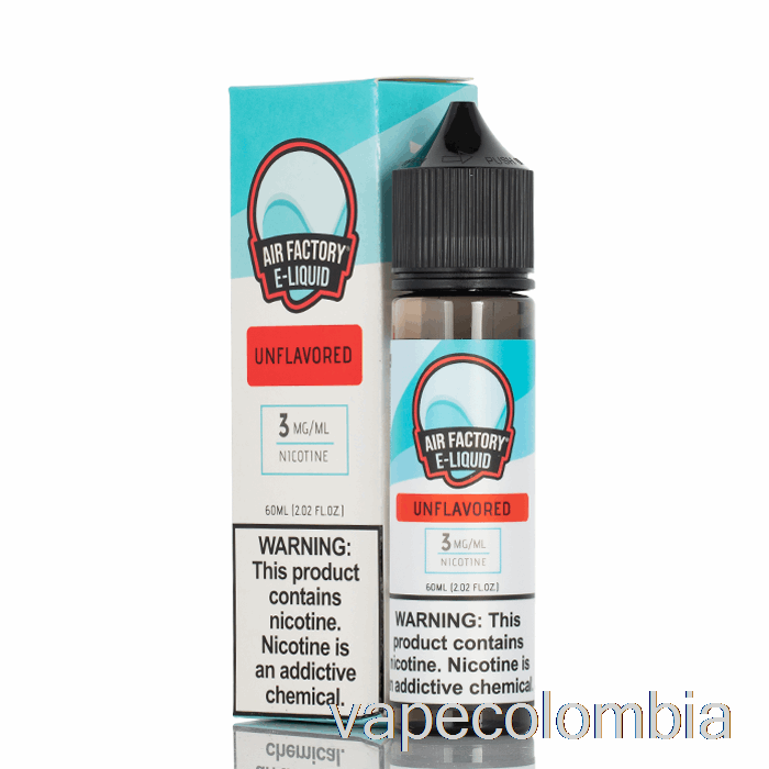 Vape Recargable Sin Sabor - E-líquido Air Factory - 60ml 0mg